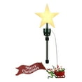 thumbnail image 4 of Mr. Christmas Animated Plastic Tree Topper - Elves in Red Sleigh, 1 Count, 21.75 in, 4 of 6