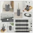 thumbnail image 3 of Clara Clark  20 Piece Complete Bathroom Accessories Kit with Shower Curtain Set Gray, 3 of 5