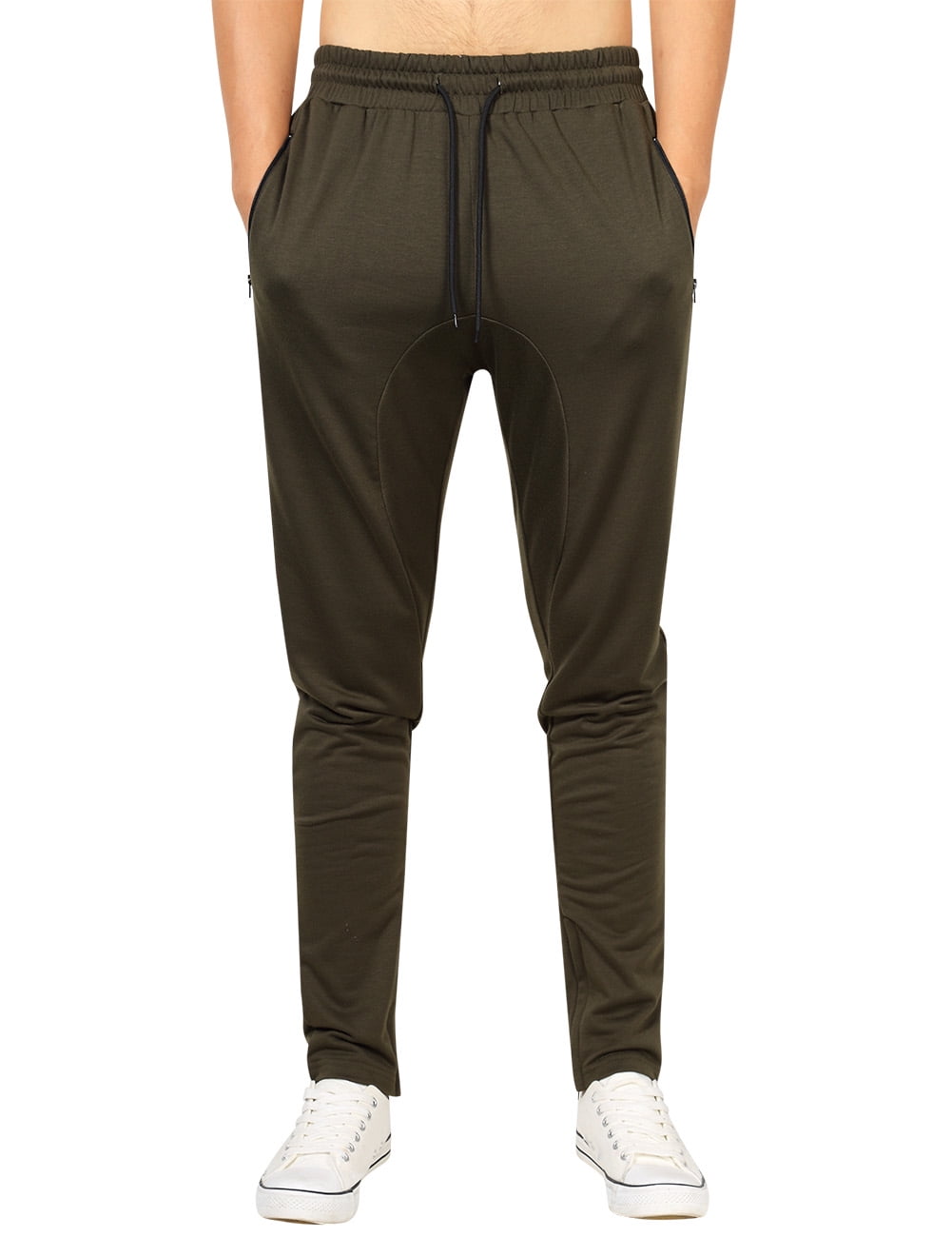gym pants with zipper pockets