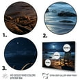 thumbnail image 3 of Designart "Silent Night on the Beach II" Nautical & Beach Floater Framed Wall Decor, 3 of 7