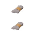 thumbnail image 1 of Qarigey Calcetines de invierno para hombre, gruesos, cálidos, cómodos, transpirables, de Color sólido, para deportes al aire libre, calcetín medio, gris claro 2piezas Qarigey CBP019033, 1 of 5