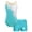 Blue Green, variant on TTAO Kids Girls Sequins Ballet Dance Leotard for Gymnastics Outfits Workout Biketard Shorty Unitard Pink 14