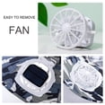 thumbnail image 4 of Sombrero solar Byrotson para hombre, con refrigeración de verano, con 2 ventiladores, color gris, 4 of 6