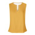 thumbnail image 5 of HAPIMO Women's Summer Tank Tops Camouflage Print Tops Sleeveless Shirts for Girls Casual Loose Fit Camis Vest Trendy Comfy Ribbed Camisole V-Neck Blouse Sales Yellow XXXL, 5 of 5