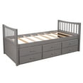 thumbnail image 5 of Gray Twin Size Daybed with Trundle and Drawers, 5 of 8