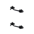 thumbnail image 1 of Speravity Pestillo para ventana, interruptor de seguridad, gancho para armario de baño, soporte de captura de Metal negro multifuncional con tornillos, Type4 NO4 Speravity CBP391658, 1 of 5