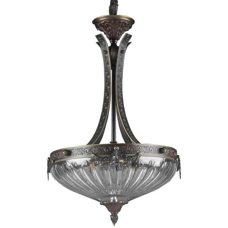 - Warsaw Hanging Light in Roman Bronze Finish