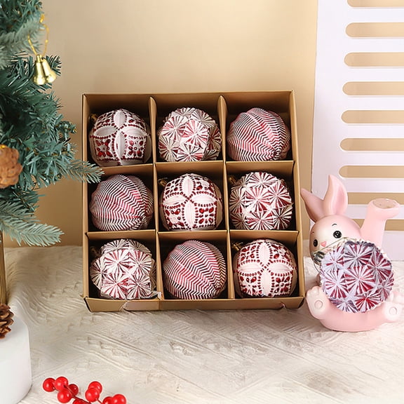 6-Piece Shatterproof Christmas Ball Ornaments Set, Unbreakable Plastic Tree Decorations, Multi-Color Holiday Hanging Balls for Childs-Safe Indoor Outdoor Xmas Party Decor