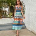 thumbnail image 5 of The Blue Tribe Sleeveless Dress Woman Fashion Long Dresses Women's Summer Suit Dress 2025, 5 of 7