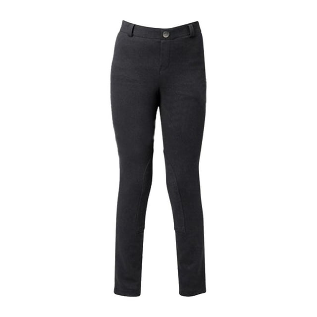 Pantalón de Equitación Zulema Pantalones ecuestres Algodón Elástico Cintura negra 59cm