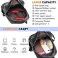 thumbnail image 4 of Sunyuer PU Leather Anti-Theft Backpack for Women, Lightweight Stylish & Spacious Purse Backpack, Fashion Versatile Bag for Daily Work Travel, 4 of 7