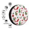 thumbnail image 4 of Fuzoiu Gnomes Merry Christmas Print Universal Spare Tire Cover with Buckle Strap, Waterproof Wheel Covers for Jeep, Trailer, RV, Truck and All Car-16 inch, 4 of 6