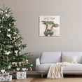 thumbnail image 3 of Stupell Industries Merry & Bright Holiday Cattle Holiday Painting Gallery Wrapped Canvas Print Wall Art, 3 of 5