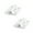 white 2pcs, variant on 360 Degree Rotation Adjustable Damping Torque Hinge for Furniture Hardware Cabinet Doors Free Stop Positioning Plastic Hinges