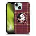 thumbnail image 1 of Head Case Designs Officially Licensed Florida State University FSU Florida State University Art Tartan Hard Back Case Compatible with Apple iPhone 13 Mini, 1 of 7