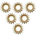 thumbnail image 1 of MERIGLARE 6 Pcs Tuning Pegs Tuning Heads Machine Hex Mount Proportion Holes 1/15 Gears For, 1 of 7