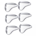 thumbnail image 1 of 5x 6 uds protectores de esquina de silicona protectores de esquina de muebles protectores reutilizables a prueba de polvo protectores para escritorio 5 piezas, 1 of 8