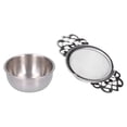 thumbnail image 4 of Mesh Tea Strainer, Tea Filter Double Exquisite  For Family For Making Pure Tea Silver, 4 of 8