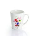 thumbnail image 6 of Gibson Home Vineyard Rose 12 Piece Round Fine Ceramic Dinnerware Set in White, 6 of 7