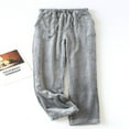 thumbnail image 3 of Pantalon de Pyjama en Molleton pour Femmes avec Poches, Taille Élastique, Pantalon de Détente pour la Maison, 3 of 6