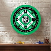 Viper Double Play Traditional & Baseball Coiled Paper Fiber Dartboard with Darts