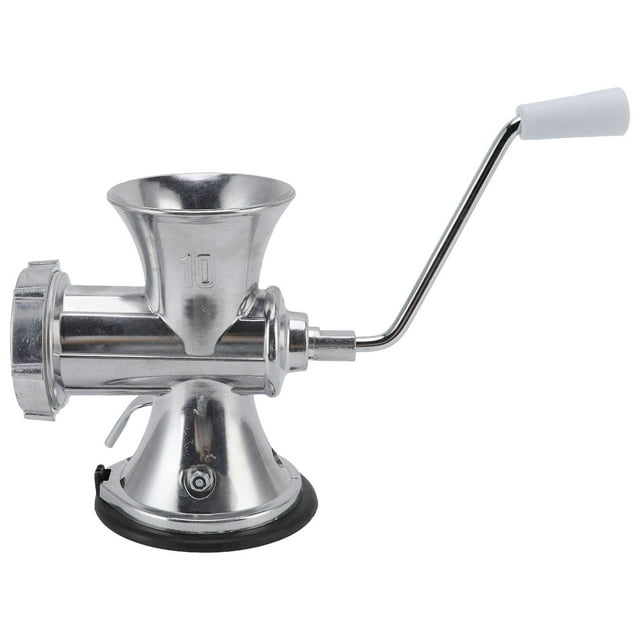 Ccdes Manual Meat Grinder,Manual Meat Grinder Silver Suction Cup Type Meat Mincing Machine Aluminum Alloy Sausage Filling Machine For Home Kitchen