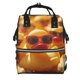 thumbnail image 1 of Disketp Sunglasses Yellow Duck Mochila de Pañales de Gran Capacidad con Múltiples Bolsillos, Mochila de Viaje Multifuncional para Bebé, Unisex, Moderna y Resistente, 1 of 6