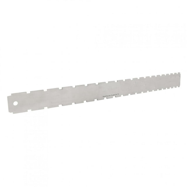 Guitar Accessory Electric Guitar Neck Fretboard Notched Straight Edge And Fret Rocker Leveler Tool Silver