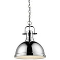 thumbnail image 1 of Beaumont Lane Steel Pendant in Chrome, 1 of 4