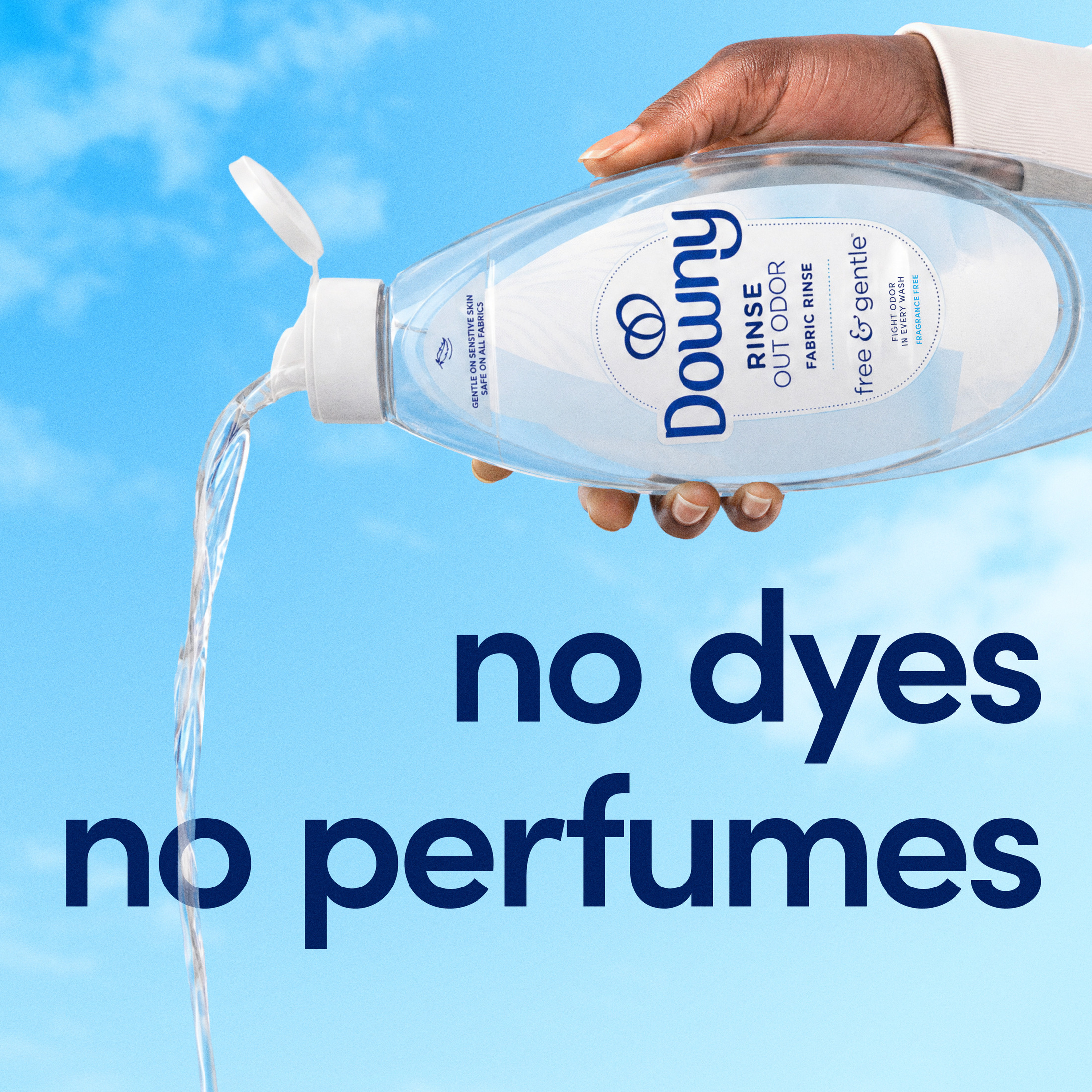 Downy Free & Gentle Rinse Fabric Odor Remover, 36.7 oz photo 3