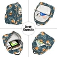 thumbnail image 5 of FORMRS Mini Backpack Purse for Women Travel Daypack Casual Shoulder Bag, Blue Oranges, 5 of 7