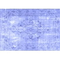 thumbnail image 1 of Ahgly Company Machine Washable Indoor Rectangle Persian Blue Traditional Area Rugs, 3' x 5', 1 of 4