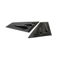 thumbnail image 2 of Pegatina para ventana de alerón de ventana triangular trasera para automóvil de color fibra 2015-2018, color fibra, 2 of 5
