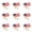 White, variant on 10Pcs 2 Inch 4th of July Brooches for Women Men USA American Flag Pins - Red White Blue for Veterans Independence Memorial Day Decor - Patriotic Flag Pin for Hats Backpacks Jackets