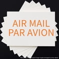 thumbnail image 4 of Large Air Mail Par Avion Rubber Stamp, Wooden Handle Rubber Stamp, Laser Engraved Dies, Impression Size 7/8" tall x 2-1/4”, Uses a Separate Stamp Pad, 4 of 10