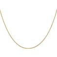 thumbnail image 3 of 14K Yellow Gold Jbsp's .8mm D/C Round Wheat Chain (16 X 0.8) Made In United States 3312-16, 3 of 5