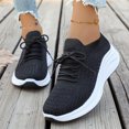 thumbnail image 2 of YOUYEDIAN Sneakers for Women Versatile Lace-up Comfy Breathable Fashion Soft Platform Sneakers Casual Sport Outdoor Walking Shoes, 2 of 5
