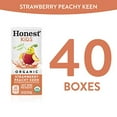 thumbnail image 5 of (5 pack) Honest Kids Organic Strawberry Peachy Keen Fruit Juice, 6 fl oz, 8 Juice Boxes, 5 of 20