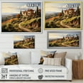 thumbnail image 4 of Designart "Country beauty Tuscan Splendor" Landscapes Floater Framed Wall Decor, 4 of 7