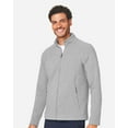 thumbnail image 2 of North End NE727 Men's Spirit Textured Full-Zip-PLATINUM HEATHER-XL, 2 of 3