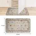 thumbnail image 6 of Bohemian Light Blue Carpet Pattern Linen National Design Farmhouse Door Mat 30 X 17 Inch Welcome Doormat Indoor Outdoor Entrance Floor Mat Non Slip Spring Summer Decor Rubber Mats, 6 of 6
