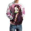 thumbnail image 6 of Kamado Nezuko Unisex Adult Hoodie Casual Hooded Sweatshirt Pullover Novelty 3D Printed Sweater Jacket 2XL, 6 of 8