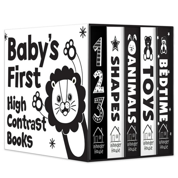 High Contrast Board Books Baby's First High-Contrast Books: Boxed Set, (Paperback)