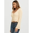thumbnail image 2 of Jessica Simpson Women's Carlotta Cardigan Sweater, Lightweight, Sizes XS-XL, 2 of 5