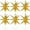 Gold × 6PCS, variant on 6 Pcs Blue Star Aluminum Foil Balloons One-Piece 14-Pointed Star Balloon 4D Starburst Cone Mylar Balloon 22inch Christmas Birthday Wedding Wedding Anniversary Party Supplies