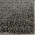 thumbnail image 3 of SAFAVIEH Athens Solid Plush Shag Area Rug, Dark Grey, 3' x 5', 3 of 7