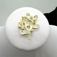 thumbnail image 2 of MLINS 4 pcs  Leaf Brooches Alloy Beads Creative Small Decorative Brooch for Woman (Green), 2 of 8