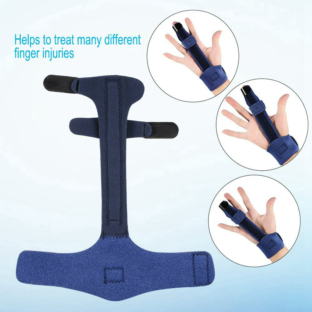 Anauto Adjustable Finger Brace, Adjustable Finger Splint Metacarpal ...