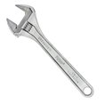thumbnail image 3 of Proferred T05054 Standard Adjustable Wrench, Chrome Finish, 10", 3 of 4