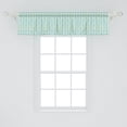 thumbnail image 2 of Ambesonne Floral Window Valance, Scandinavian Style Abstract, 54" X 12", Pale Blue Yellow, 2 of 3